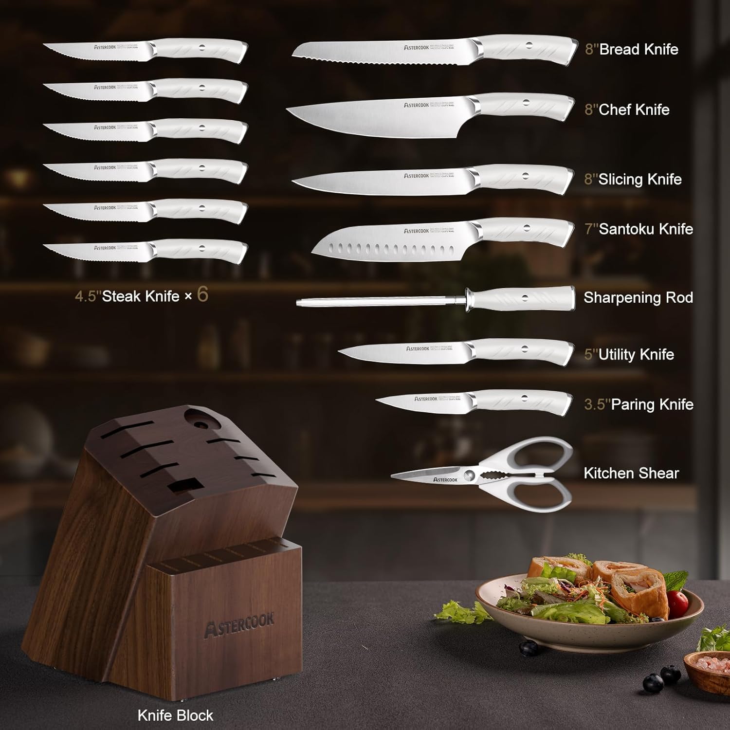 🔥 Premium Carbon Steel Chef’s Knife – Sharp & Durable for Every Kitchen! 🔪✨