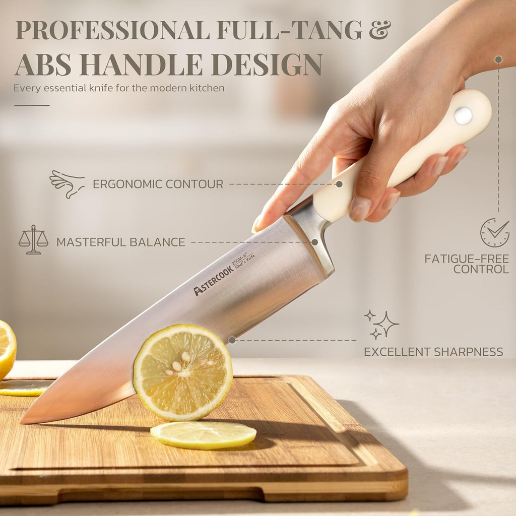 🔪 Premium 6-Piece Kitchen Knife Set – Sharp & Stylish! ✨