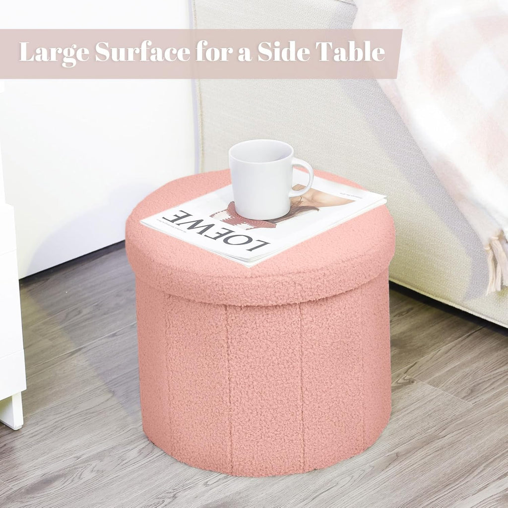 🪑 Stylish Storage Ottoman – Cozy, Compact & Functional! ✨