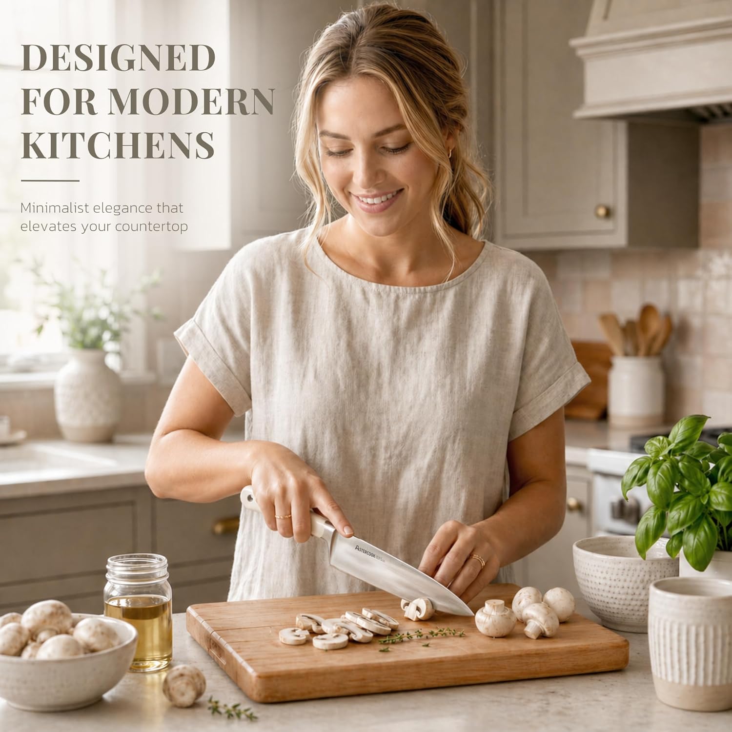 🔪 Premium 6-Piece Kitchen Knife Set – Sharp & Stylish! ✨