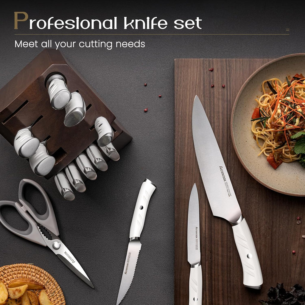 🔥 Premium Carbon Steel Chef’s Knife – Sharp & Durable for Every Kitchen! 🔪✨